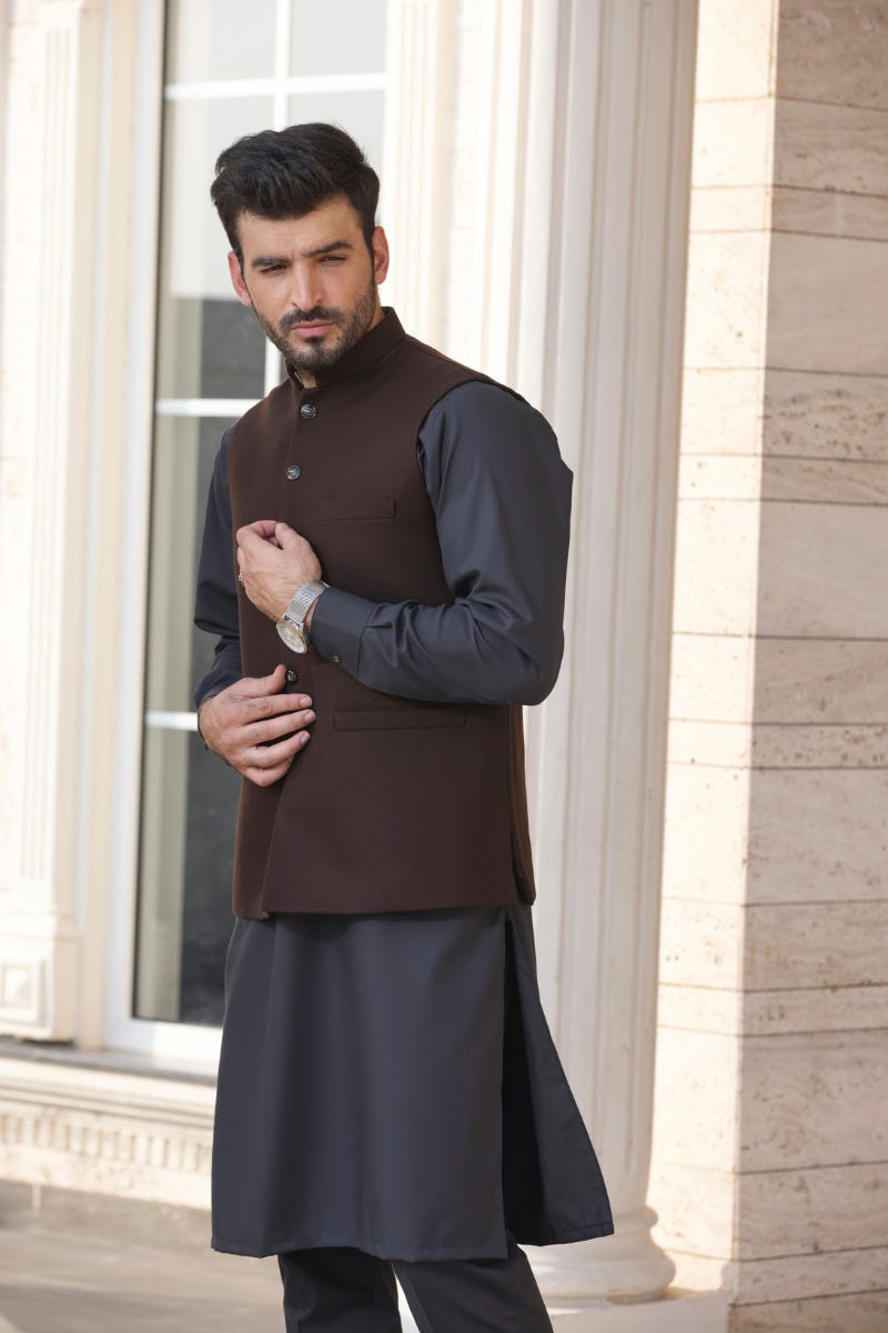 Men Ready to Wear Winter Waistcoat by Aban 08