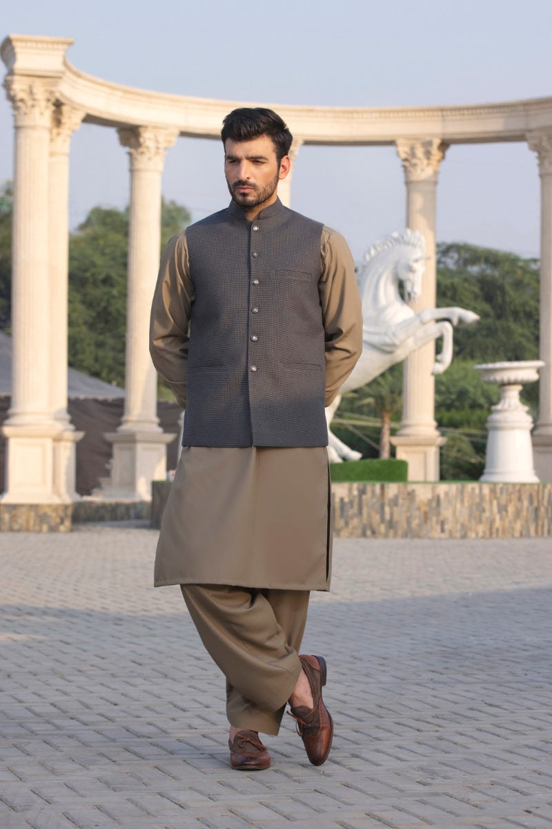 Bonanza Waistcoats Bonanza Satrangi Waistcoat Piece BWR-523