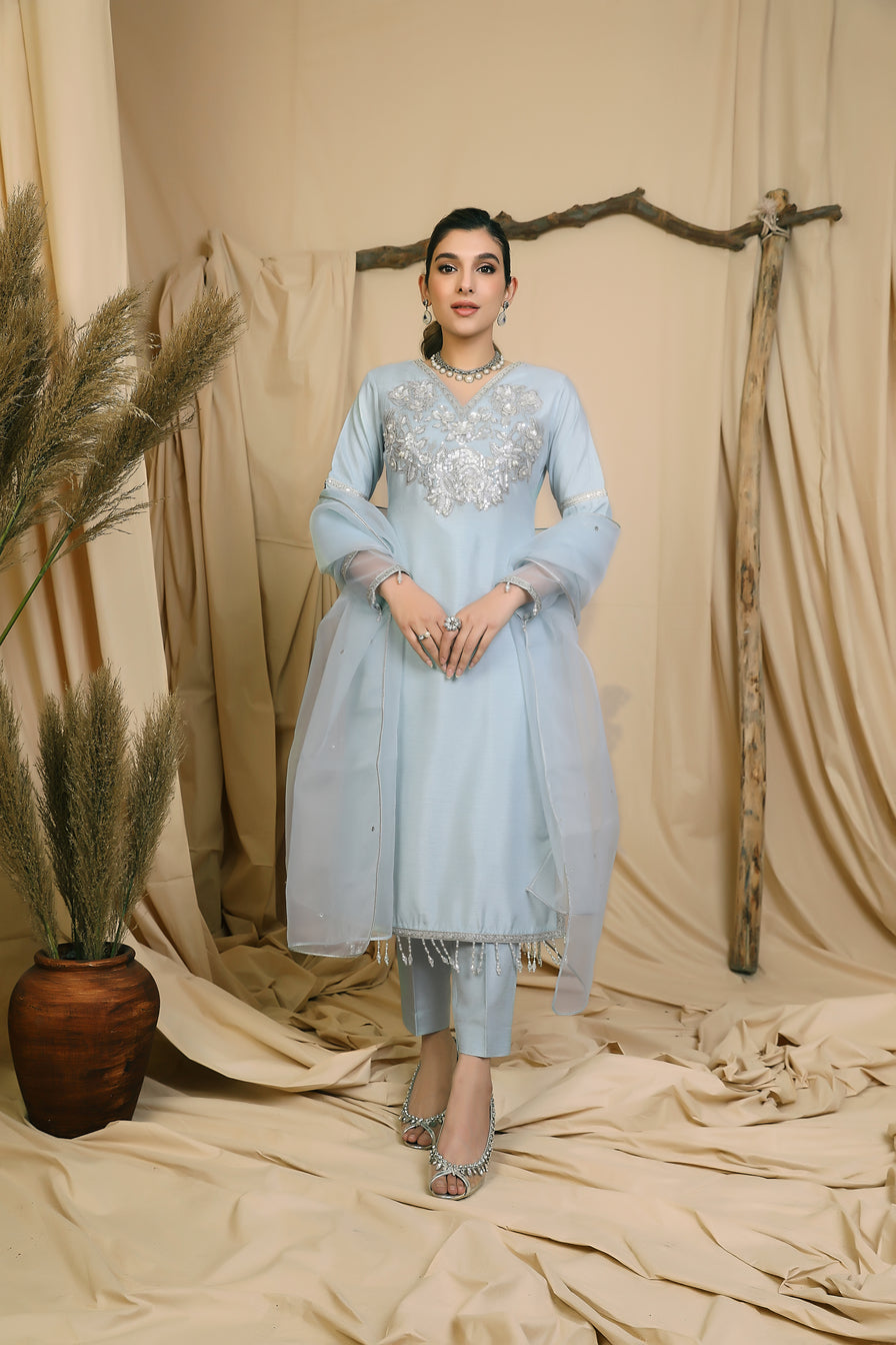 Premium Luxury Raw Silk Dress by Ain 14 Premium Luxury Raw Silk Dress by Ain 14