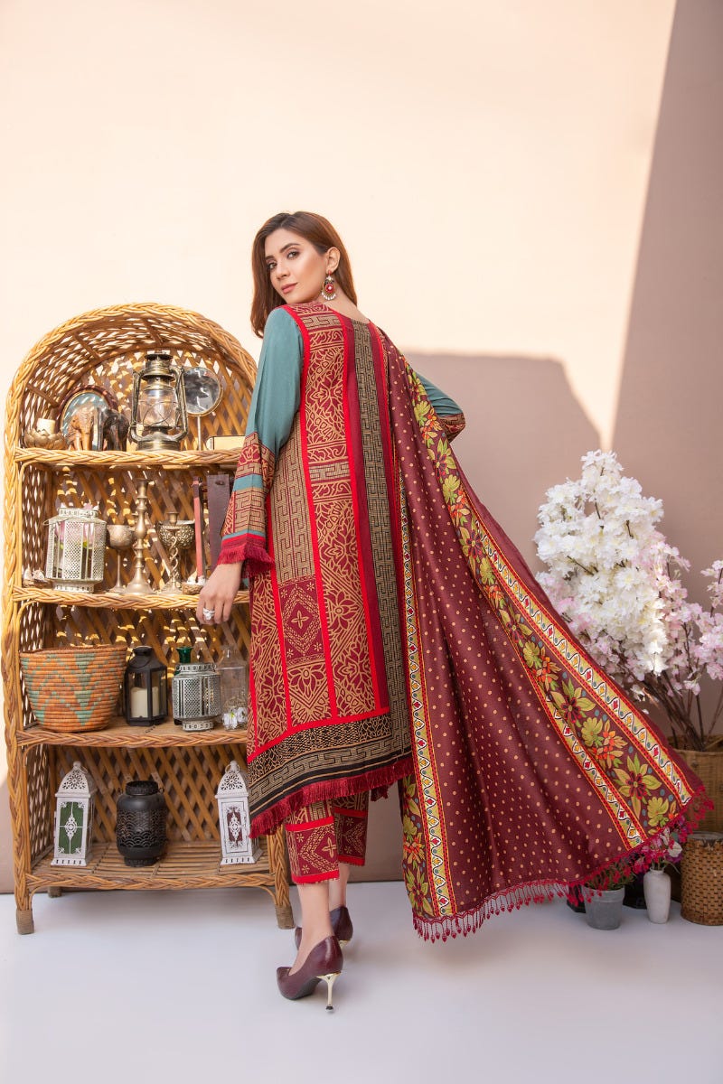 Ready to Wear 3 Pcs Embroidered Collection by Aleezay 06