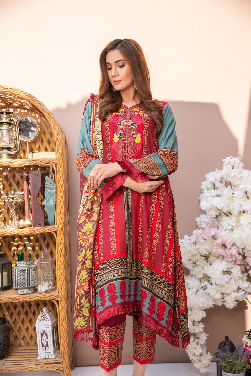 Ready to Wear 3 Pcs Embroidered Collection by Aleezay 06