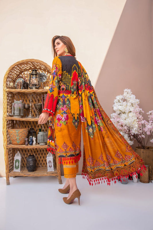 Ready to Wear 3 Pcs Embroidered Collection by Aleezay 01