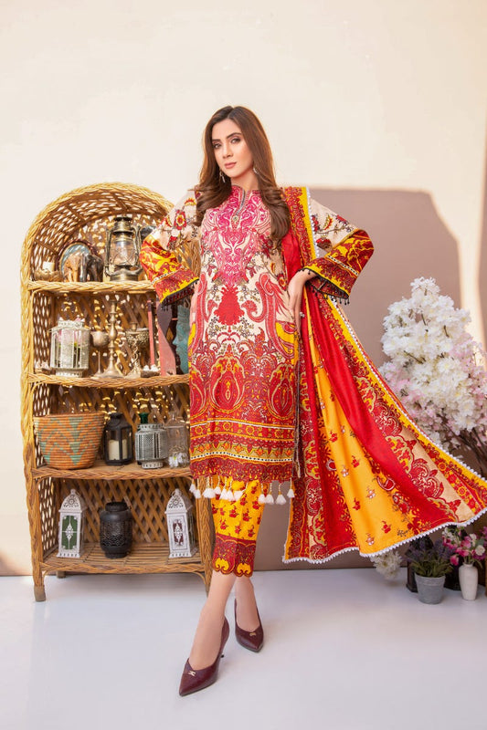 Ready to Wear 3 Pcs Embroidered Collection by Aleezay 08