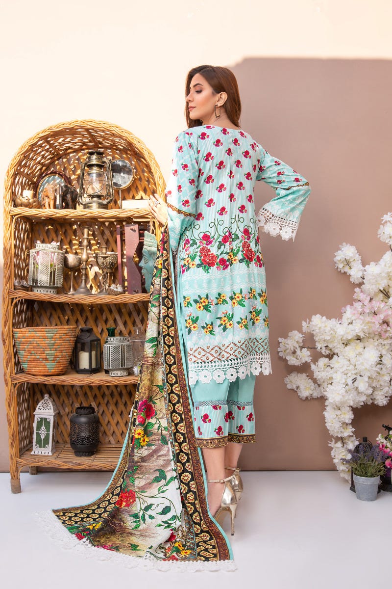 Ready to Wear 3 Pcs Embroidered Collection by Aleezay 11