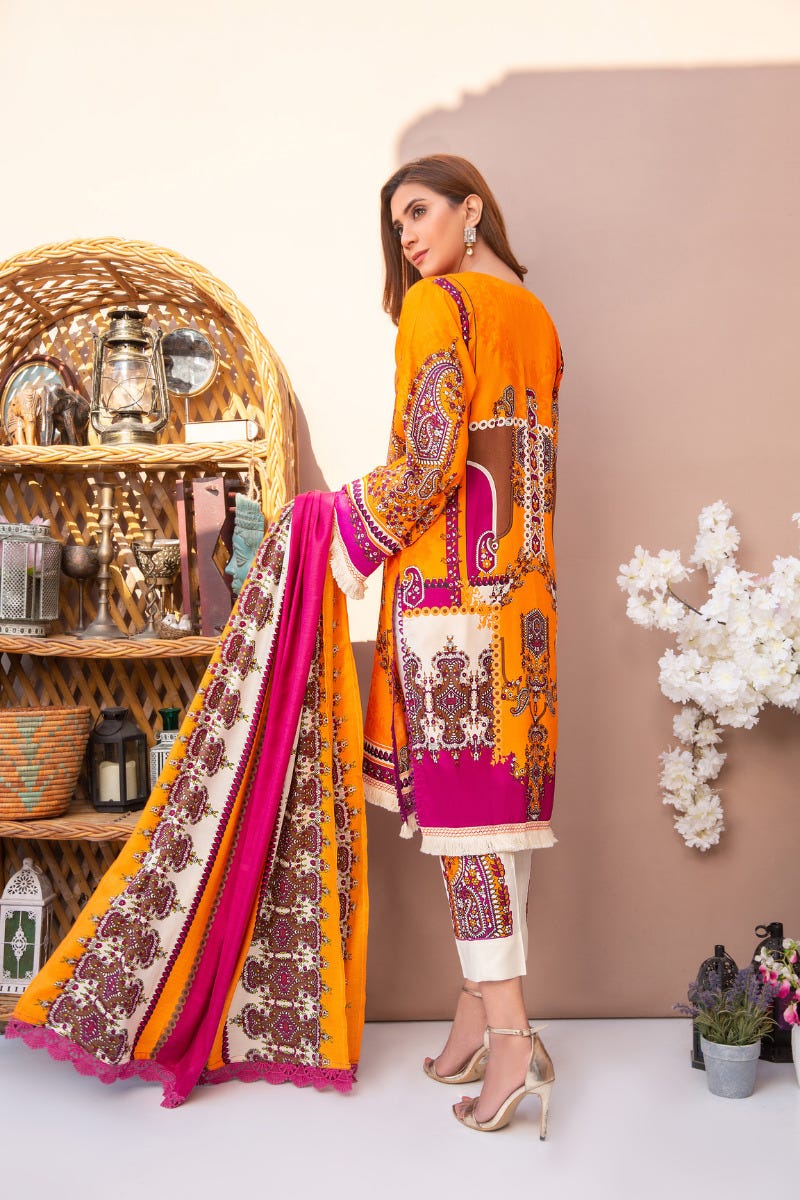 Ready to Wear 3 Pcs Embroidered Collection by Aleezay 12