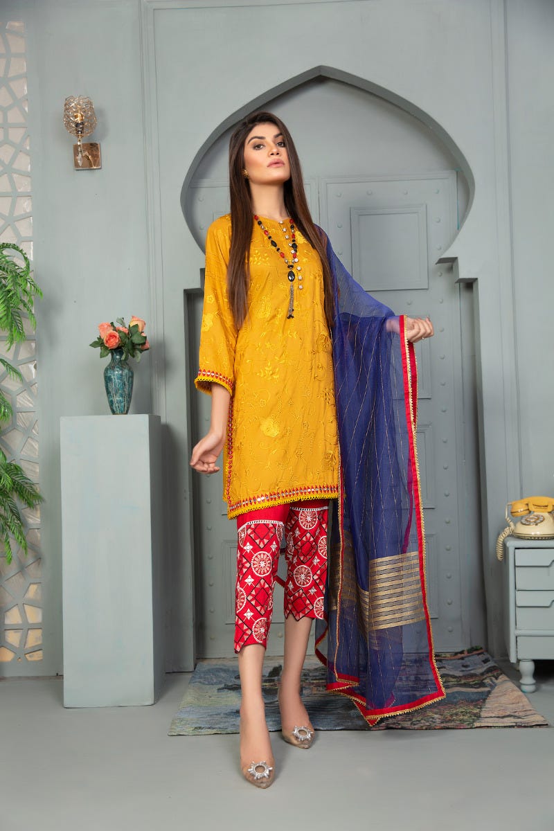Winter Ready to Wear Embroidered Collection by Aleezay 01