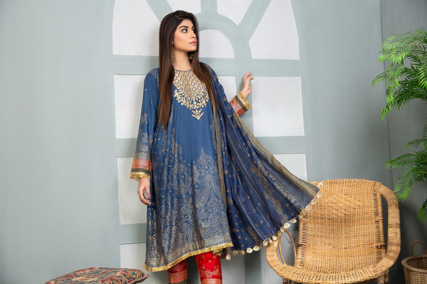 Winter Ready to Wear Embroidered Collection by Aleezay 06