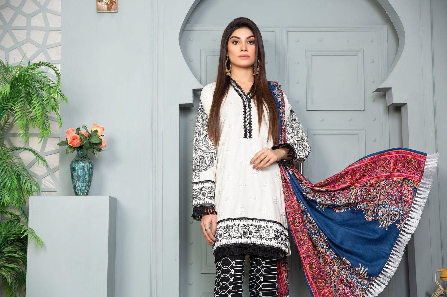 Winter Ready to Wear Embroidered Collection by Aleezay 07