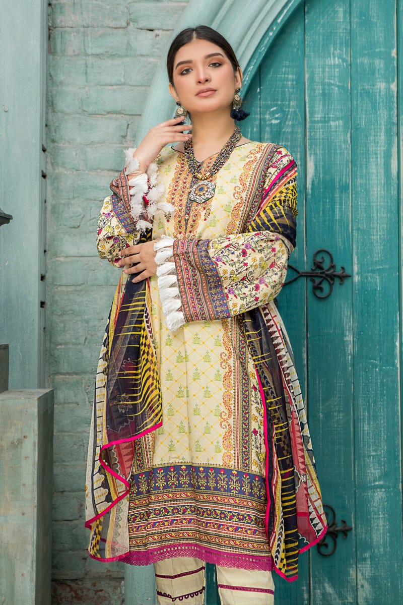 Spring Ready to Wear 3 Pcs Collection by Aleezay 04