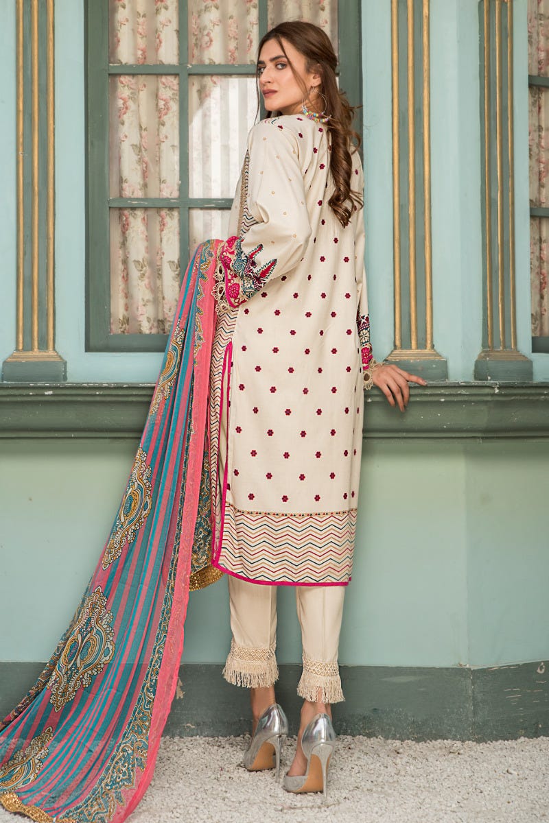 Spring Ready to Wear 3 Pcs Embroidered Collection by Aleezay 06