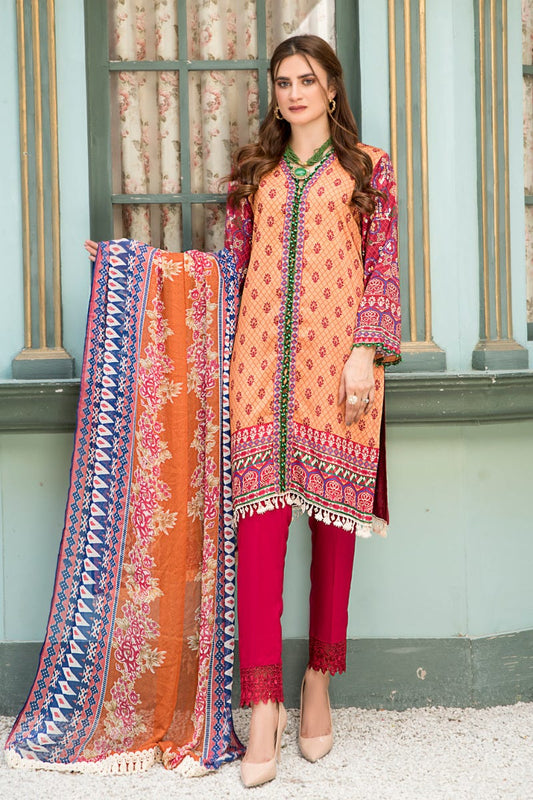Spring Ready to Wear 3 Pcs Embroidered Collection by Aleezay 11