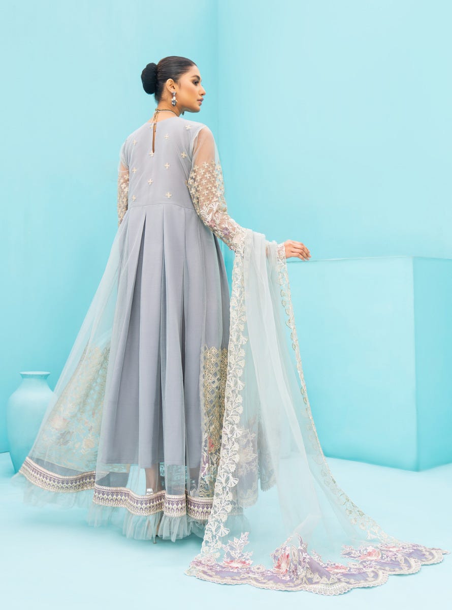 Ready To Wear Net Formal Collection by Aleezay 02