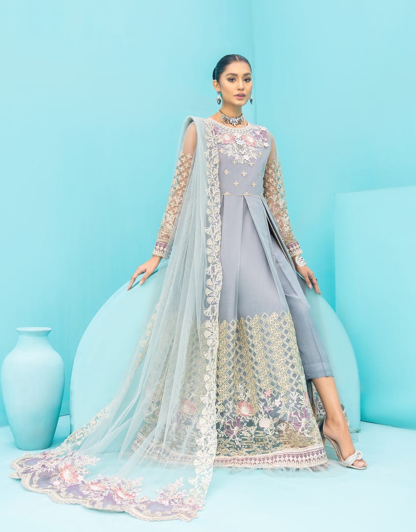 Ready To Wear Net Formal Collection by Aleezay 02