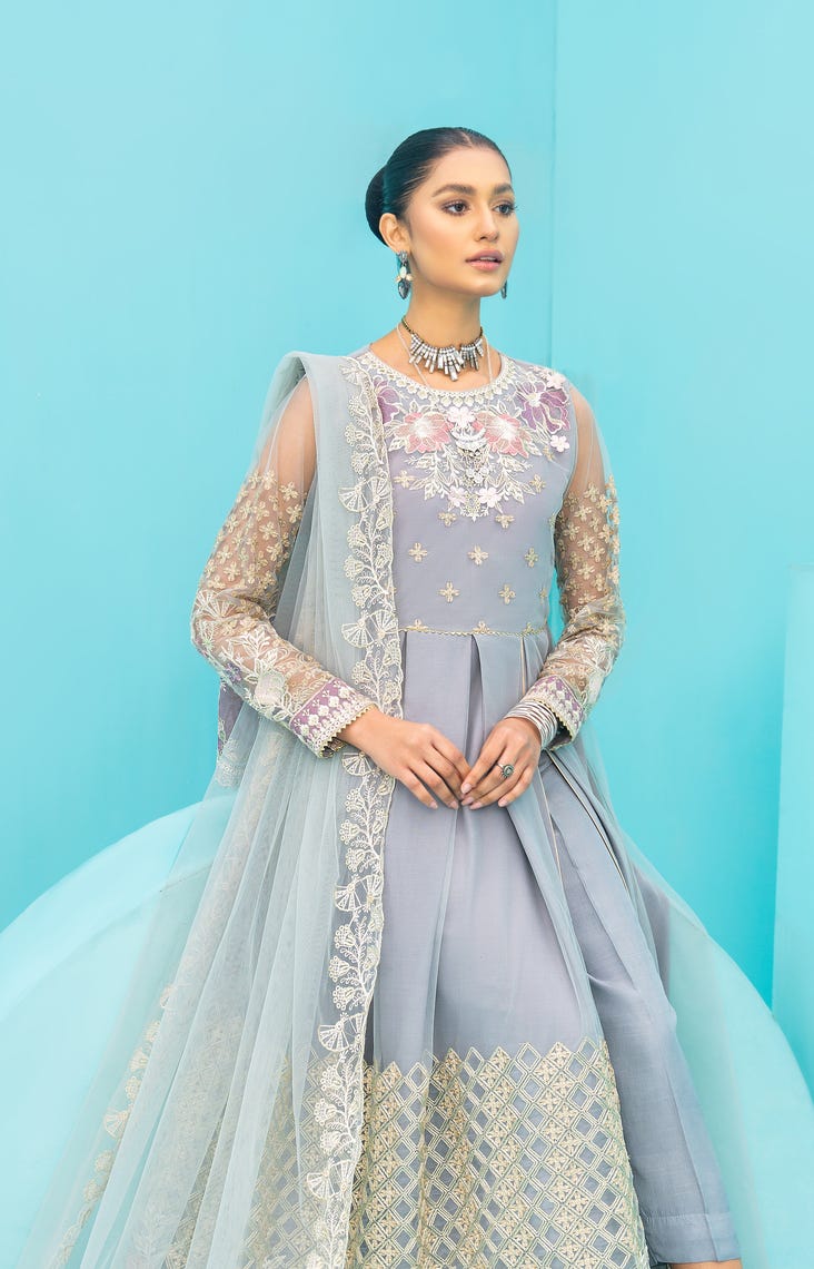 Ready To Wear Net Formal Collection by Aleezay 02