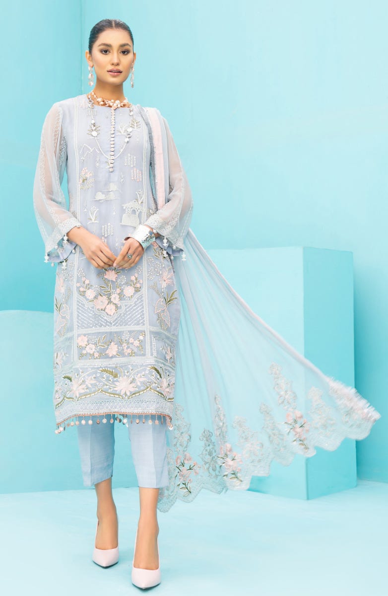 Ready To Wear Chiffon Formal Collection by Aleezay 03