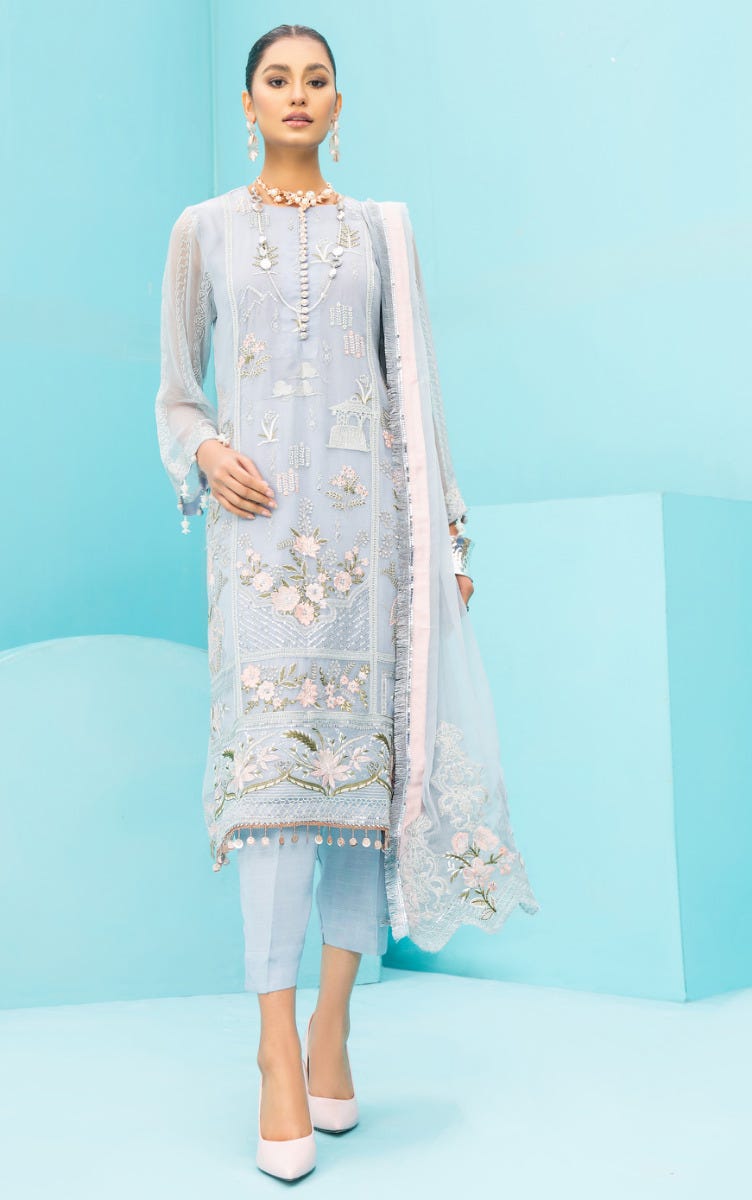 Ready To Wear Chiffon Formal Collection by Aleezay 03