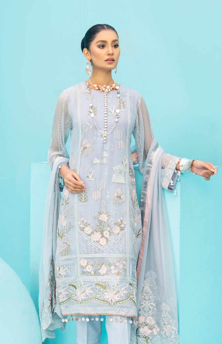 Ready To Wear Chiffon Formal Collection by Aleezay 03