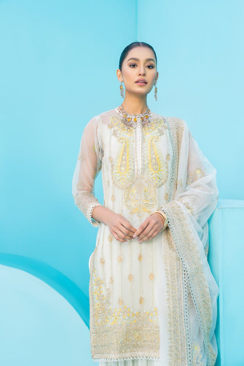 Ready To Wear Organza Formal Collection by Aleezay 07