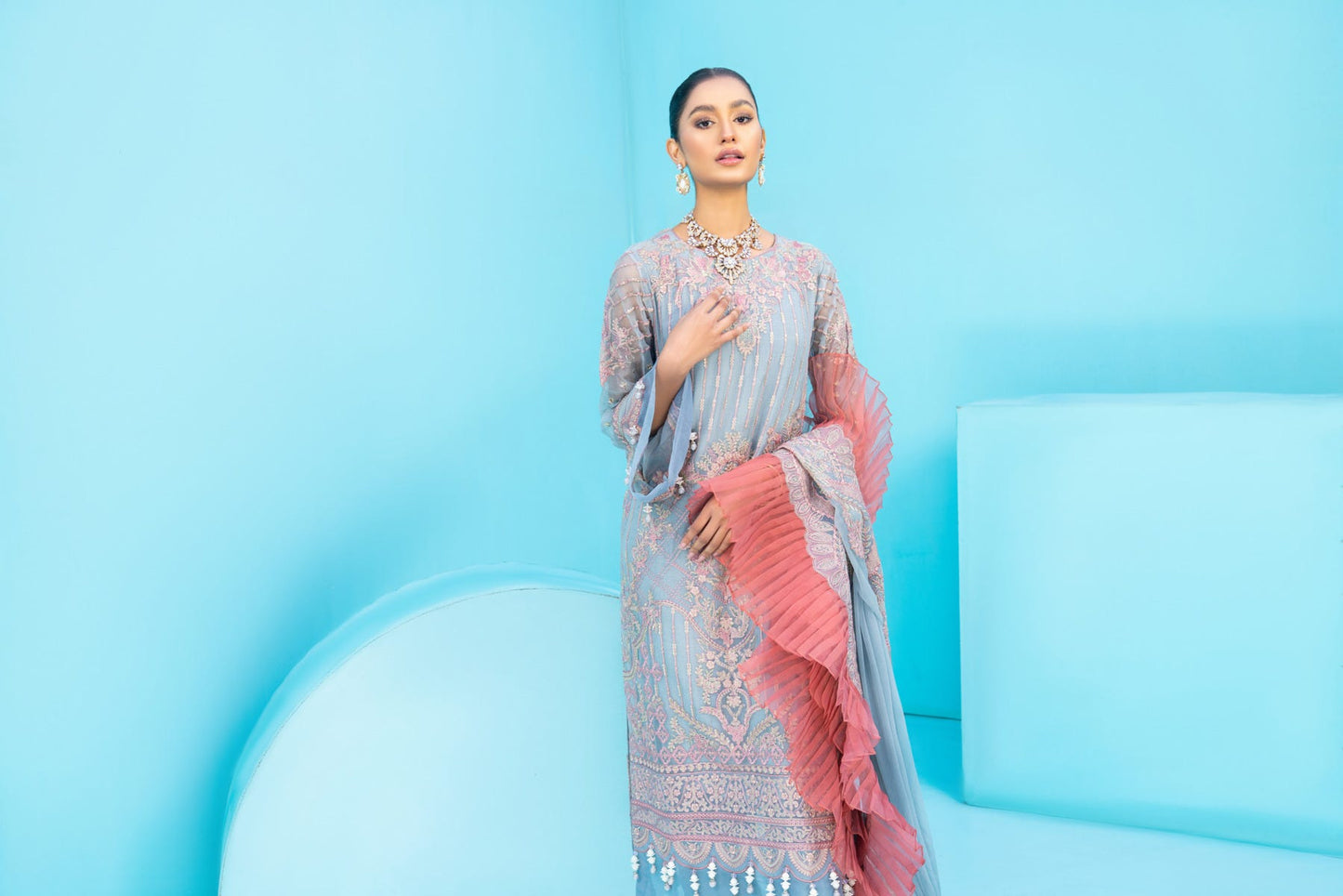 Ready To Wear Chiffon Formal Collection by Aleezay 09