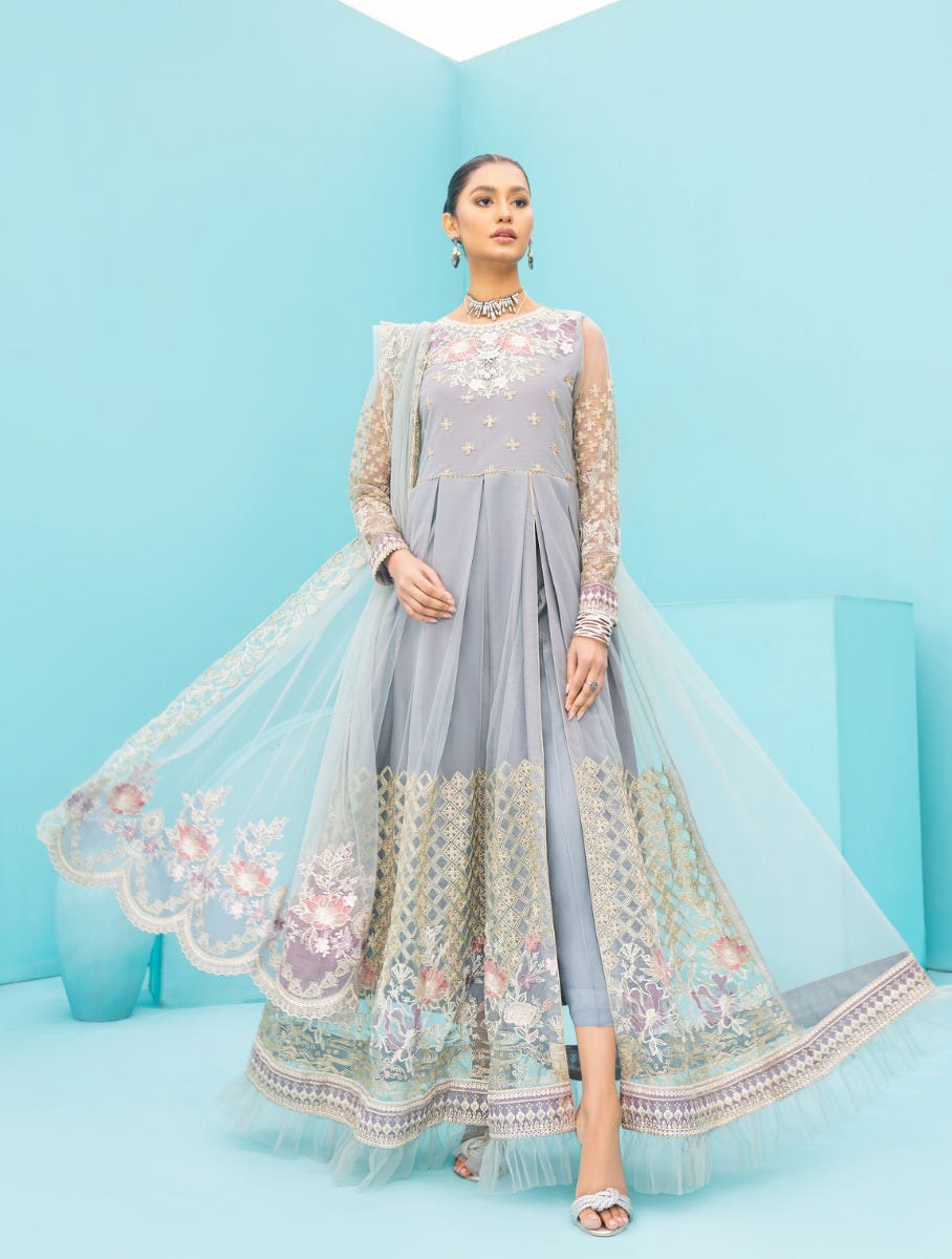 Ready To Wear Net Formal Collection by Aleezay 02
