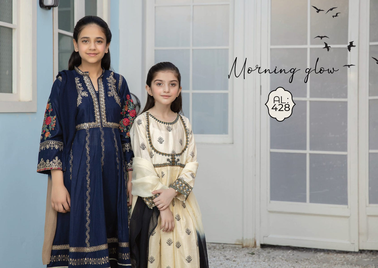 Kids Eid Ready to Wear Embroidered Collection by Mona 01