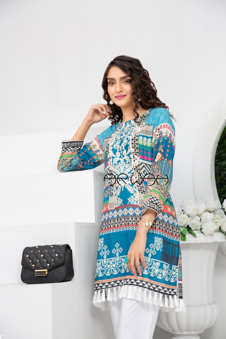 Winter Ready to Wear Embroidered Kurta by Arwah 03