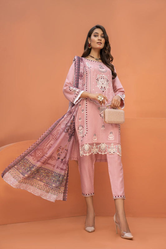 Ready to Wear Embroidered Lawn Collection by Arwah 05