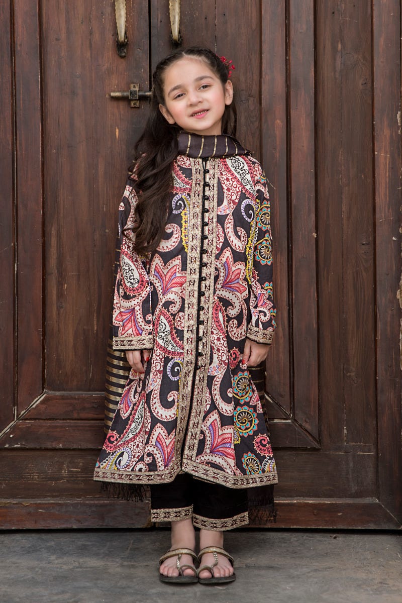 Kids Ready to Wear 3 Pcs Lawn Collection by Arwah 04