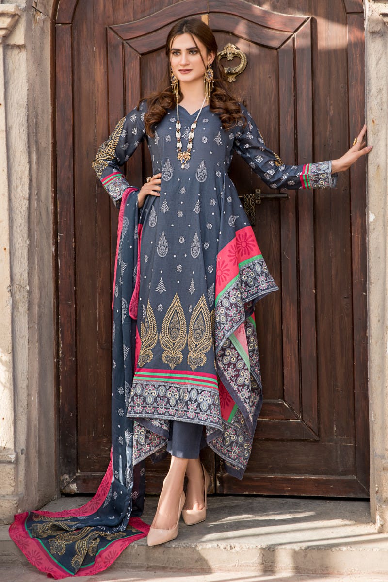 Ready to Wear 3 Pcs Lawn Collection by Arwah 06