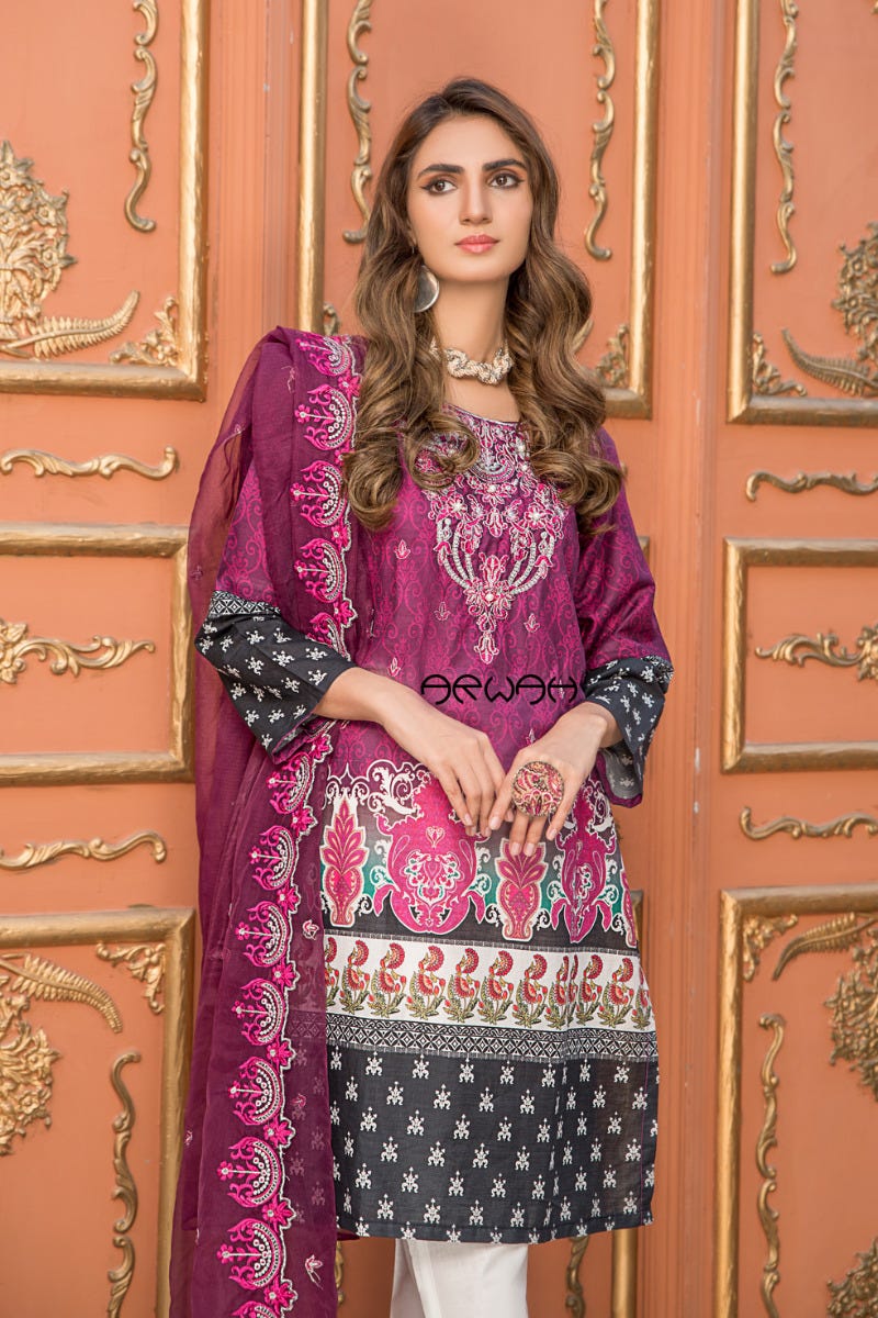 Festive Lawn Ready to Wear Collection by Arwah 04