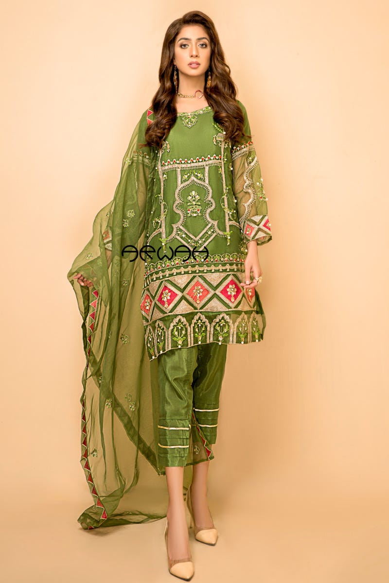 Ready to Wear Semi Formal 3 Pcs Arwah Collection 03