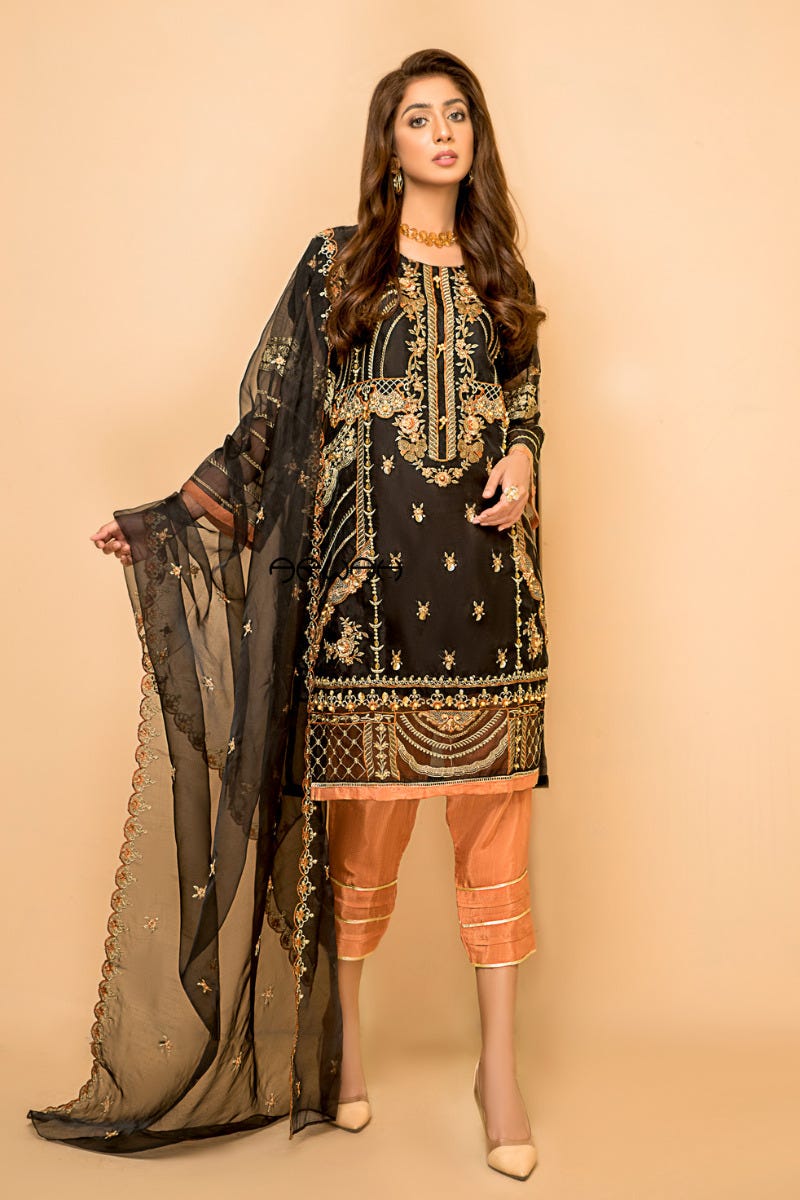 Ready to Wear Semi Formal 3 Pcs Arwah Collection 06