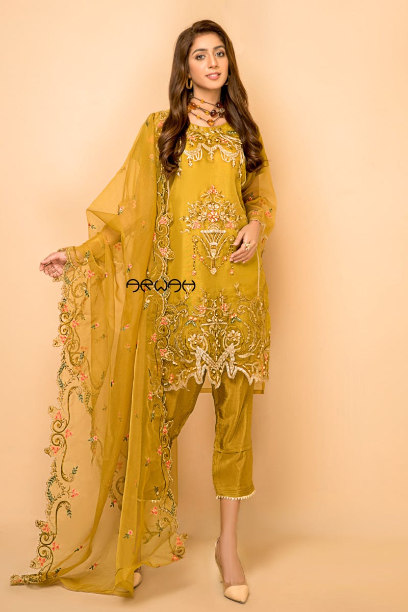 Ready to Wear Semi Formal 3 Pcs Arwah Collection 07