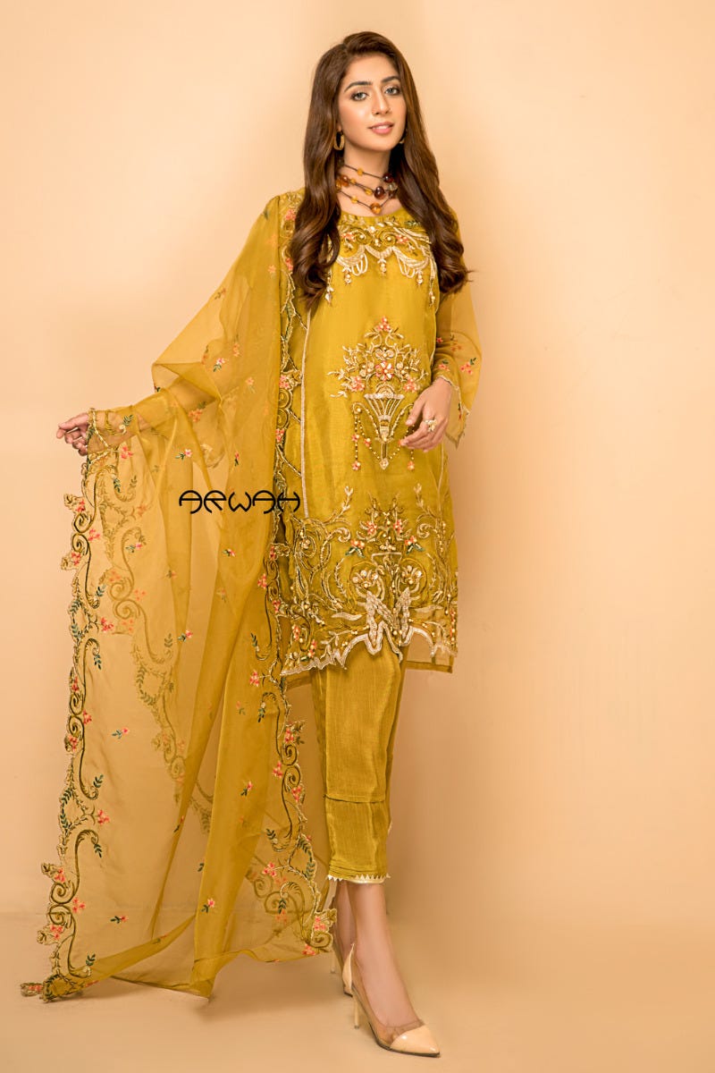 Ready to Wear Semi Formal 3 Pcs Arwah Collection 07