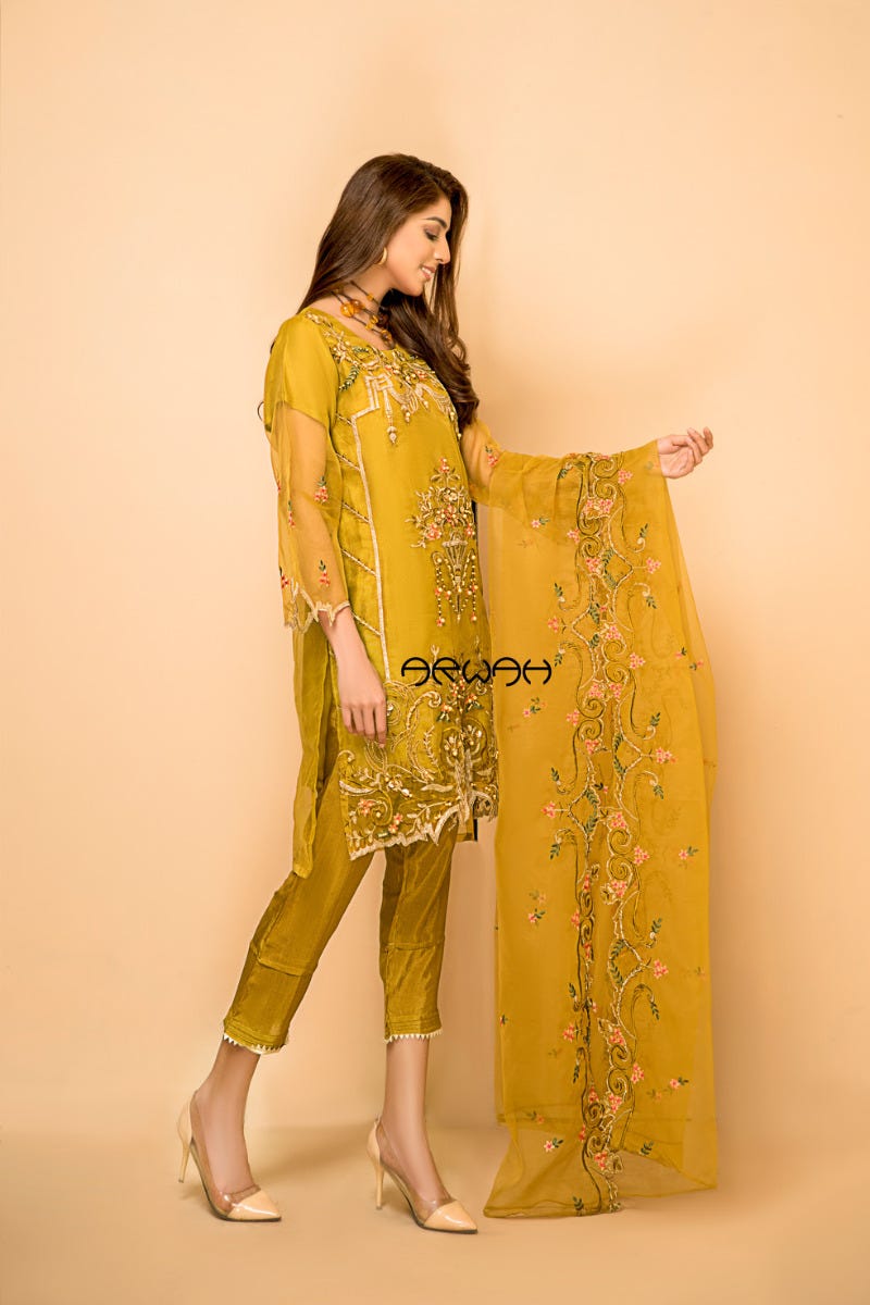 Ready to Wear Semi Formal 3 Pcs Arwah Collection 07