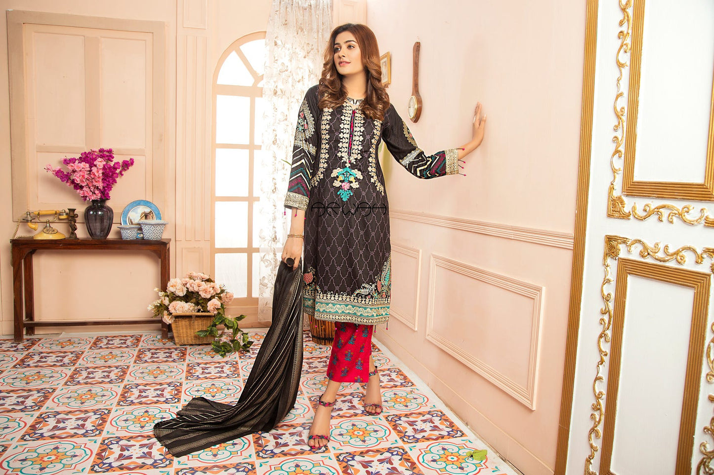 Winter Ready to Wear 3Pcs Embroidered Collection by Arwah 11