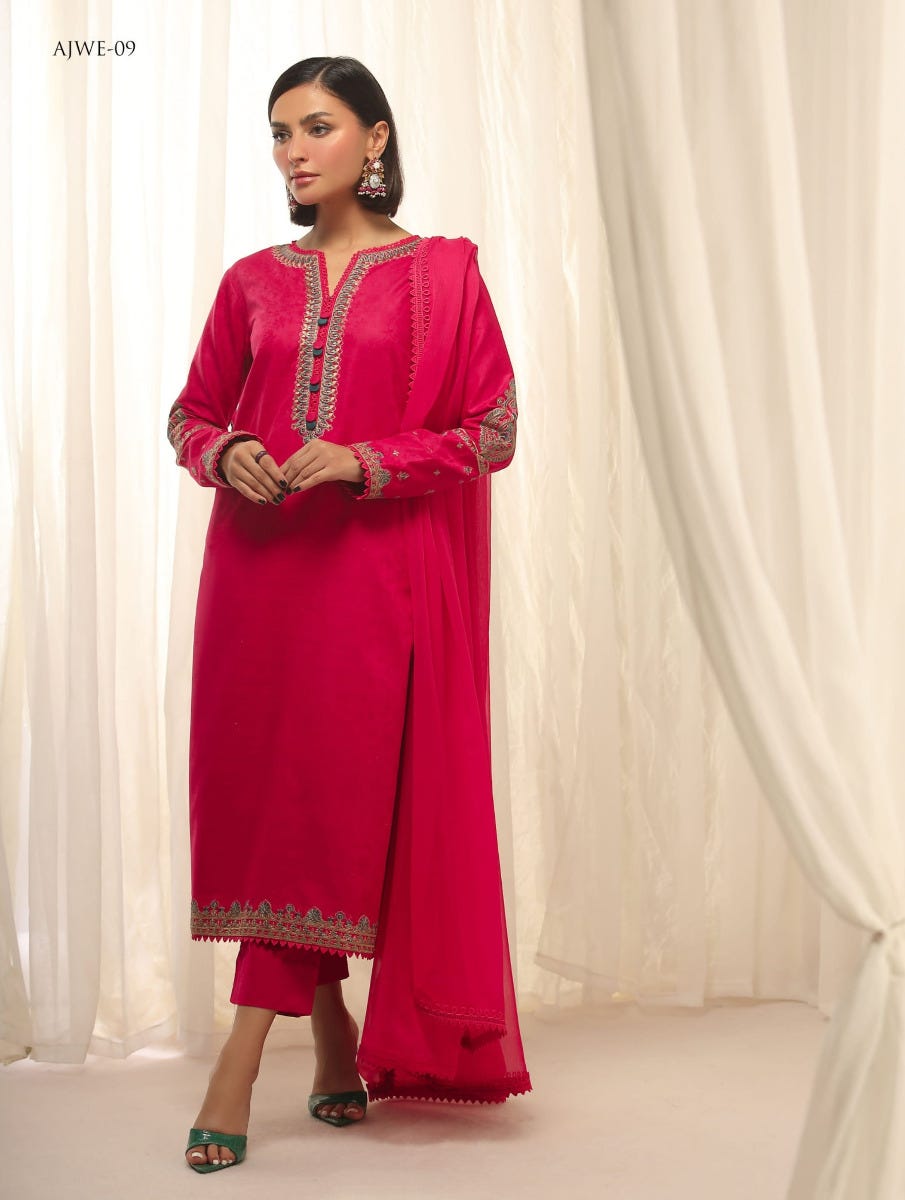 Asim Jofa Ready to Wear 3 Pcs Winter Collection 09