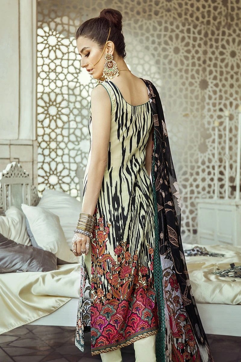 Luxury Lawn Sheesh Mahal Collection by Cross stitch 19