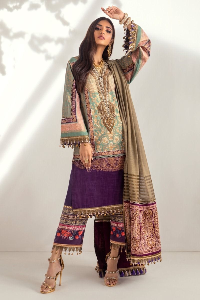 Sana Safinaz Winter Ready to Wear Kurnool Collection 1A
