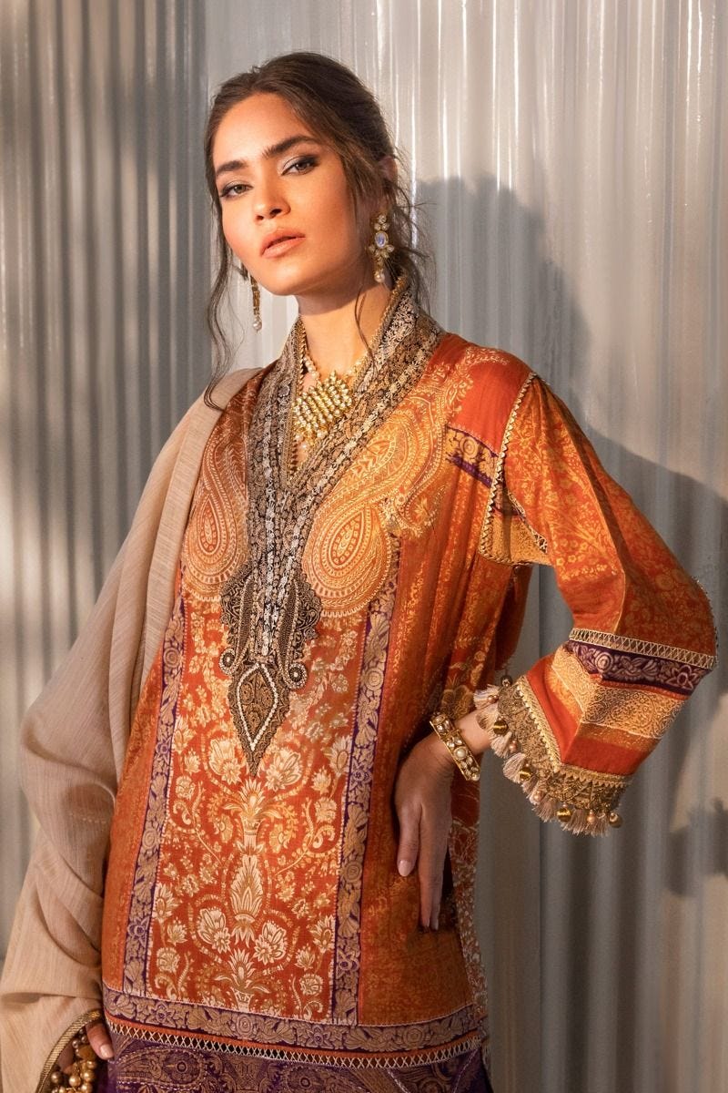 Sana Safinaz Winter Ready to Wear Kurnool Collection 1B
