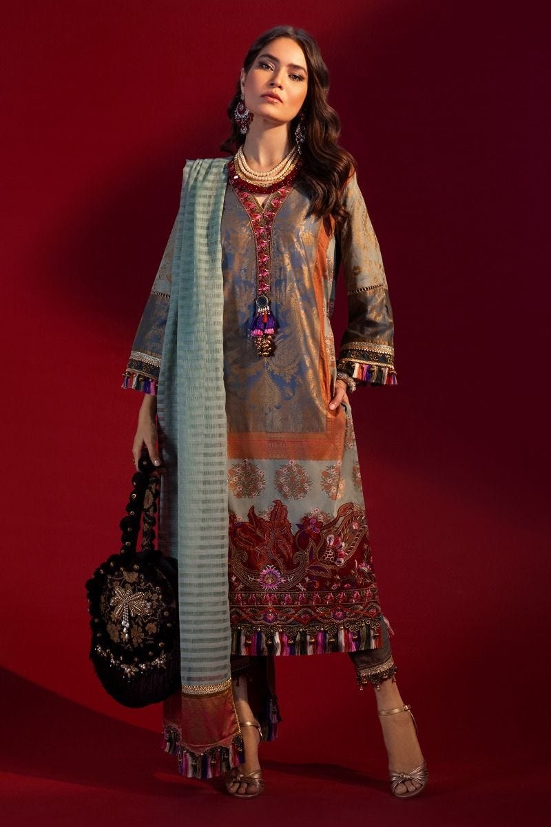Sana Safinaz Winter Ready to Wear Kurnool Collection 4B