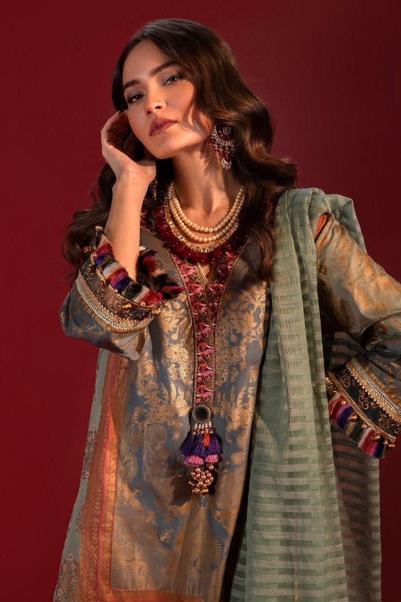 Sana Safinaz Winter Ready to Wear Kurnool Collection 4B