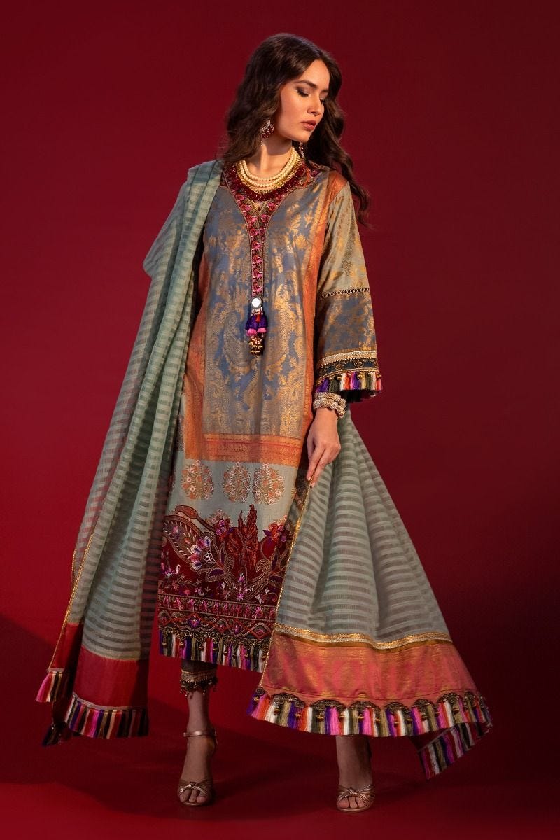 Sana Safinaz Winter Ready to Wear Kurnool Collection 4B