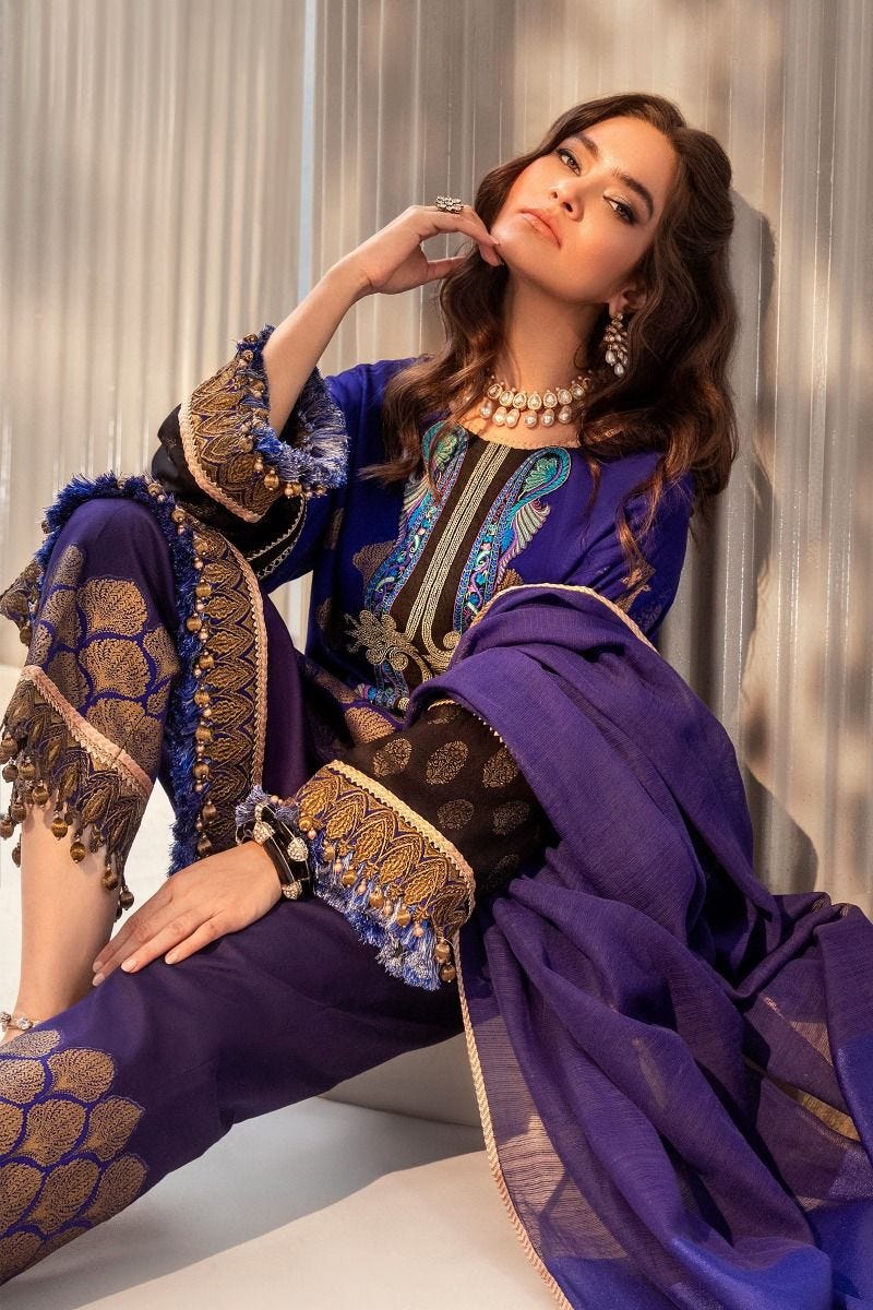 Sana Safinaz Winter Ready to Wear Kurnool Collection 7B