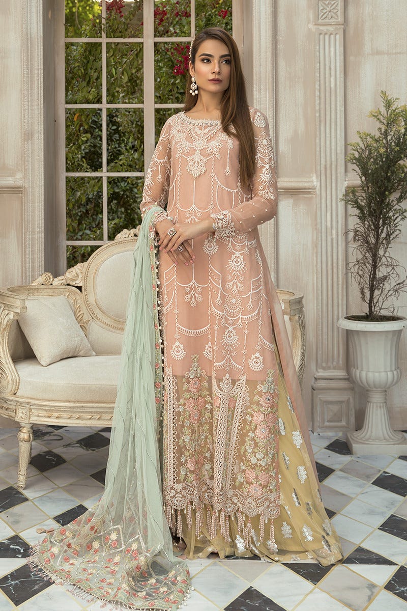 Maria B Mbroidered Ready to Wear Dress BD-1907
