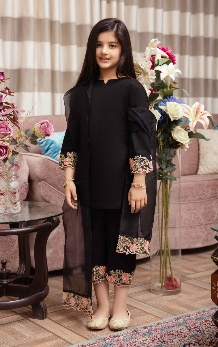 Kids Limited edition Ready to Wear 3 Pcs Lawn Dress by Simrans 02