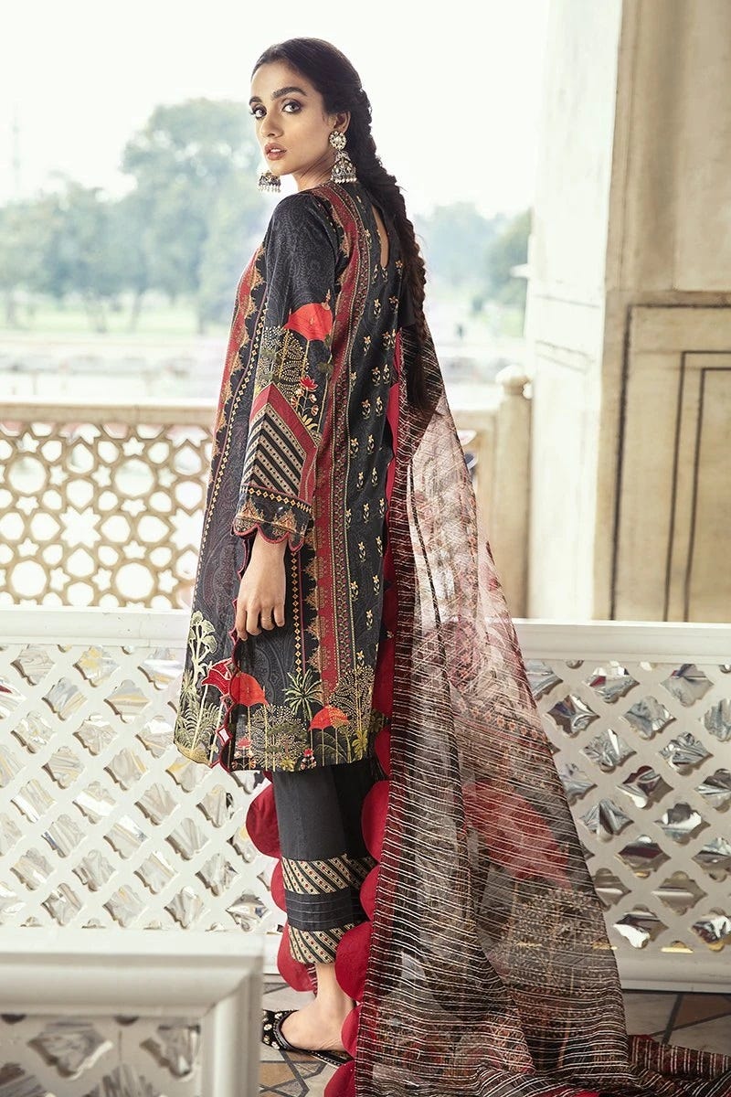 Luxury Lawn Sheesh Mahal Collection by Cross stitch 05