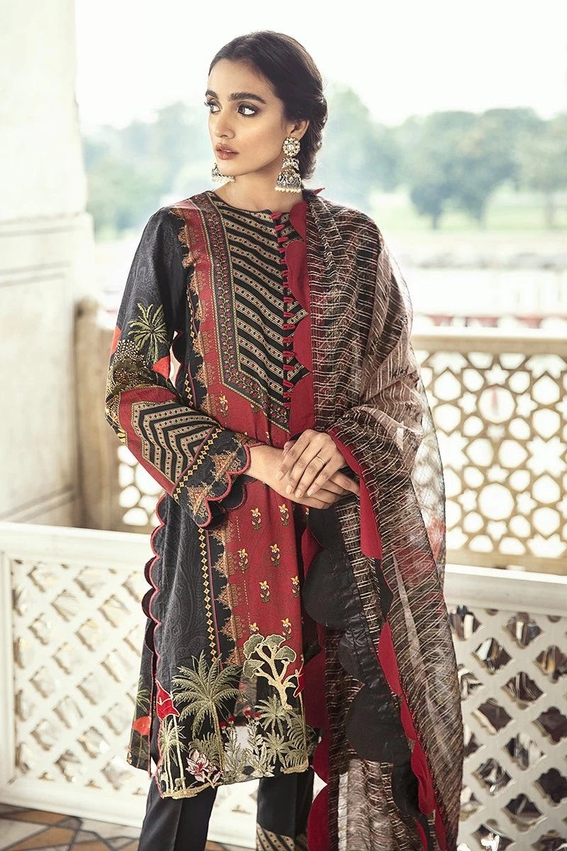 Luxury Lawn Sheesh Mahal Collection by Cross stitch 05