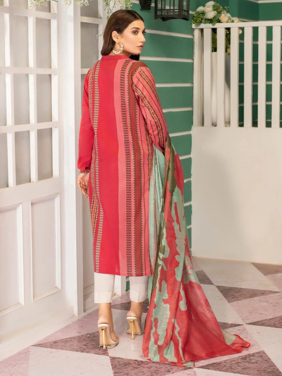 Autumn Ready to Wear Cambric 3 Pcs Dress by Limelight 26