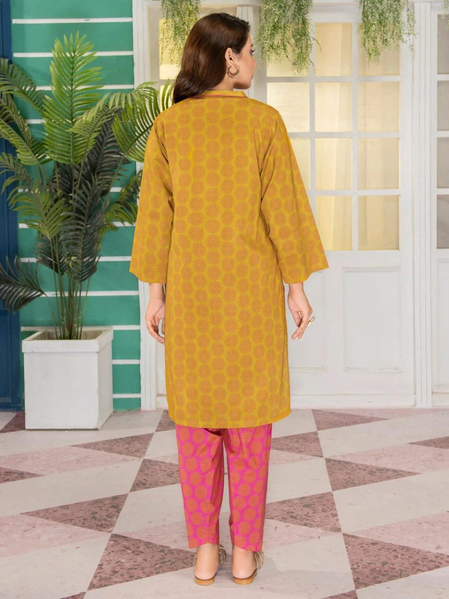 Autumn Ready to Wear Cambric 2 Pcs Dress by Limelight 14
